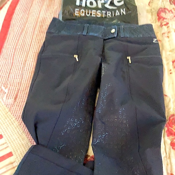 NWOT Horze Limited Edition silicone full seat Breeches Never worn w/4 pockets! - Picture 2 of 16
